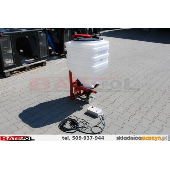 Siewnik poplonów 110L SIEWMET sterowany elektrycznie z mieszadłem  